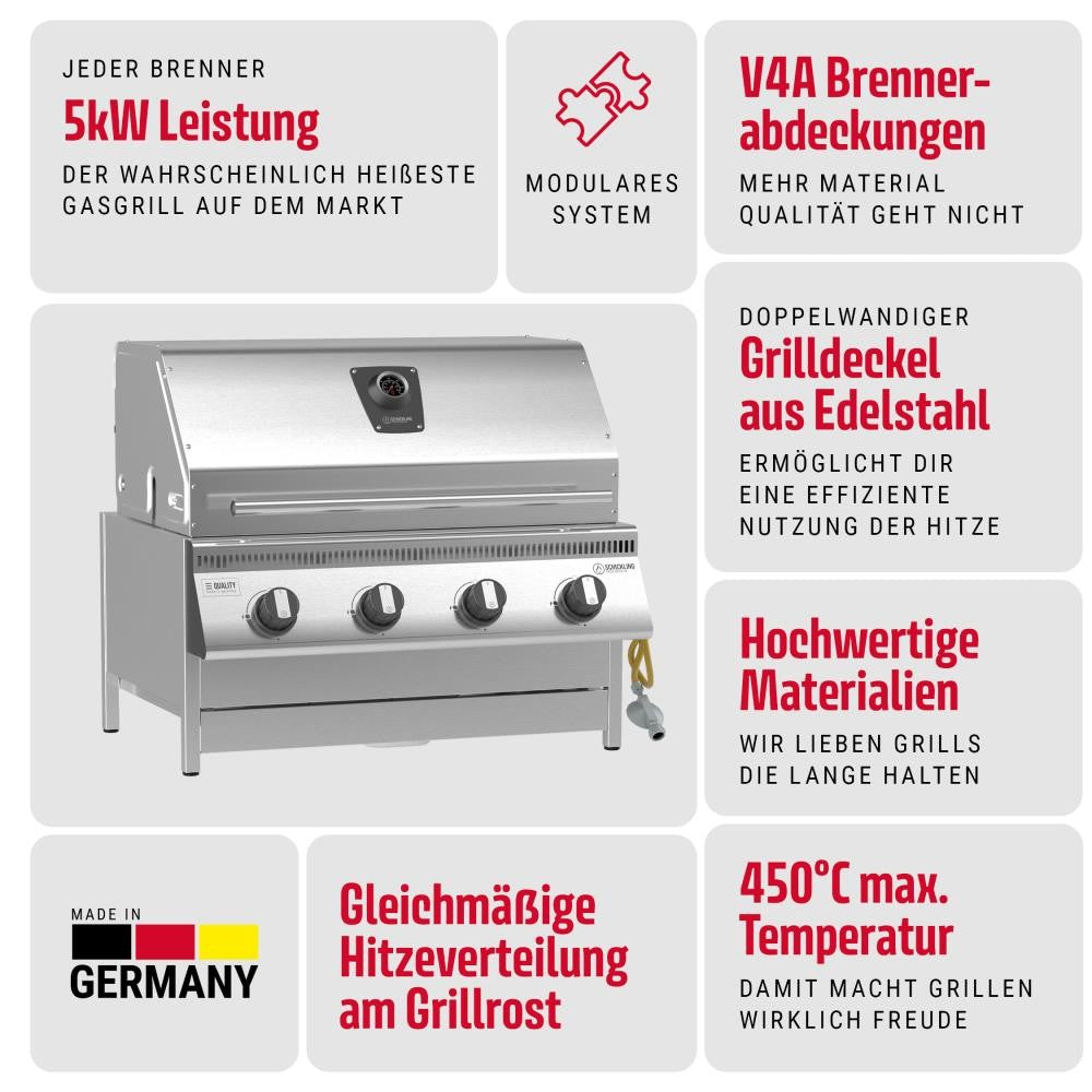 Gasgrill Schickling Hermann XL - Classic WM Outdoor